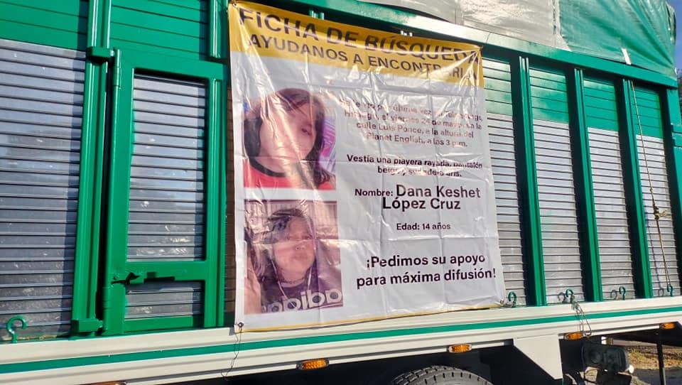Bloqueo en la carretera México-Tuxpan por desaparición de Dana Keshet