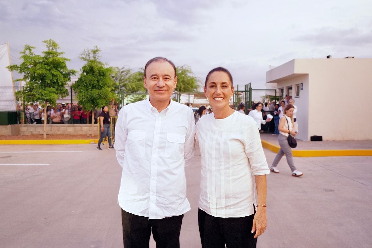 El gobernador de Sonora agradeció el apoyo de la presidenta hacía las inversiones en el estado