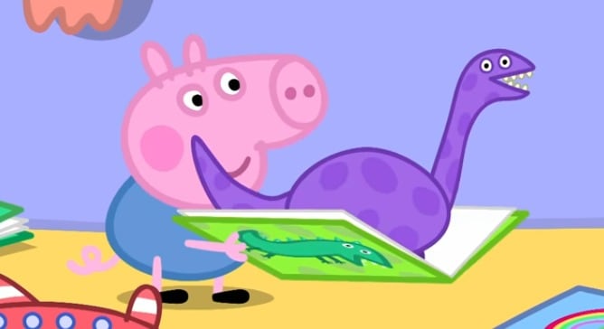 Peppa Pig se disfraza de su personaje de libro favorito por el Día Nacional del Libro