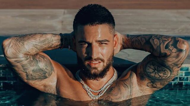 El cantante colombiano de reguetón Maluma.