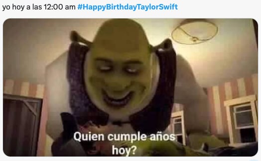 Taylor Swift cumple años este 13 de diciembre y lo celebran con memes