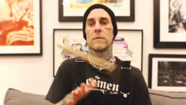 Travis Barker, baterista de Blink 182.