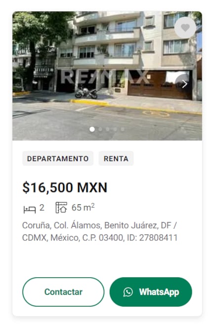 Renta en colonia Álamos