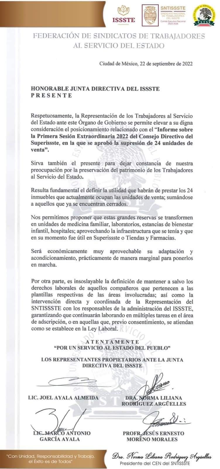 Comunicado FSTSE