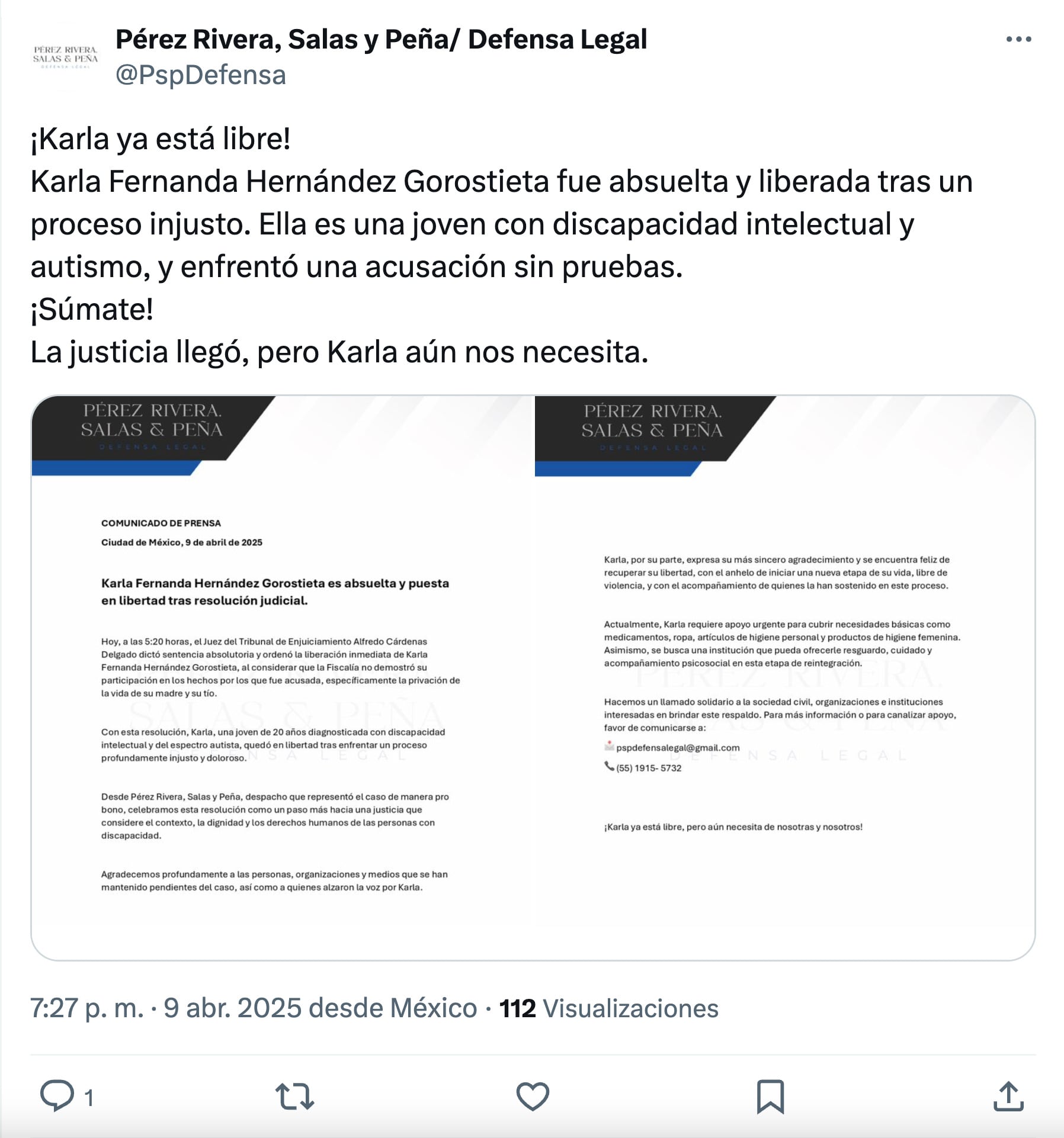 Karla Fernanda Hernández Gorostieta