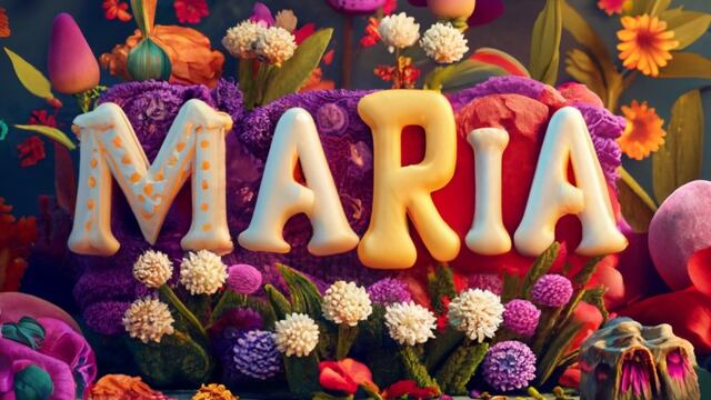 Nombre 3D Día de Muertos