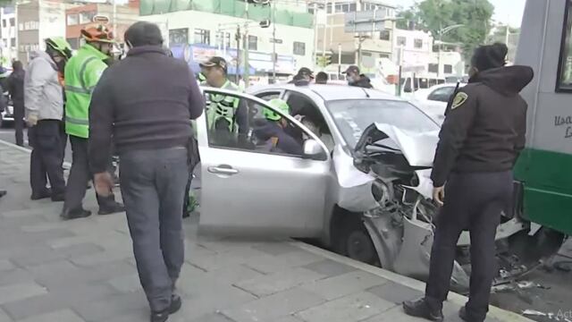 Accidente en Eje 8 Sur hoy 2 de enero
