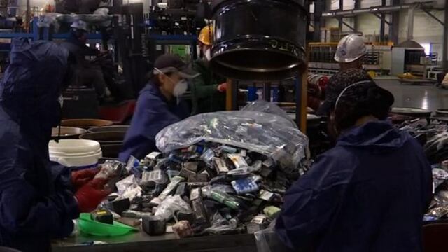 Extracción de minerales a partir de aparatos electrónicos