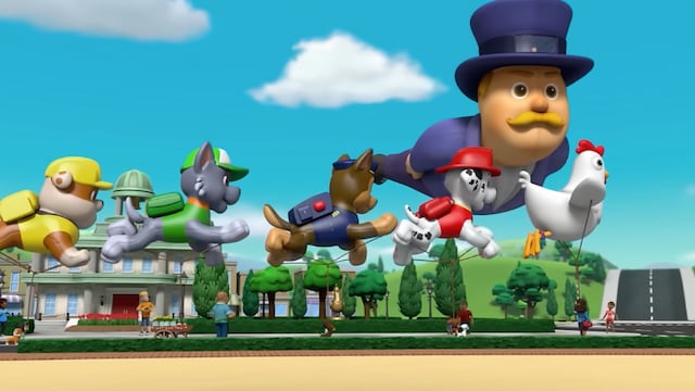 Paw Patrol por el Día del Ascenso del Globo