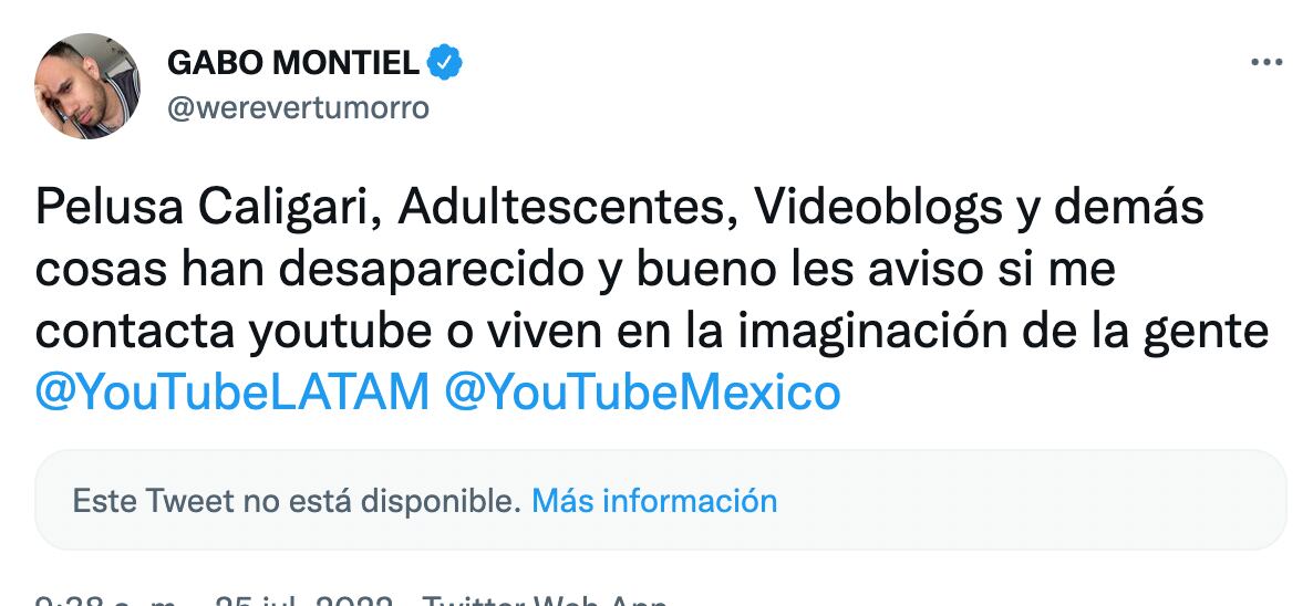 Gabriel Montiel sobre Werevertumorro