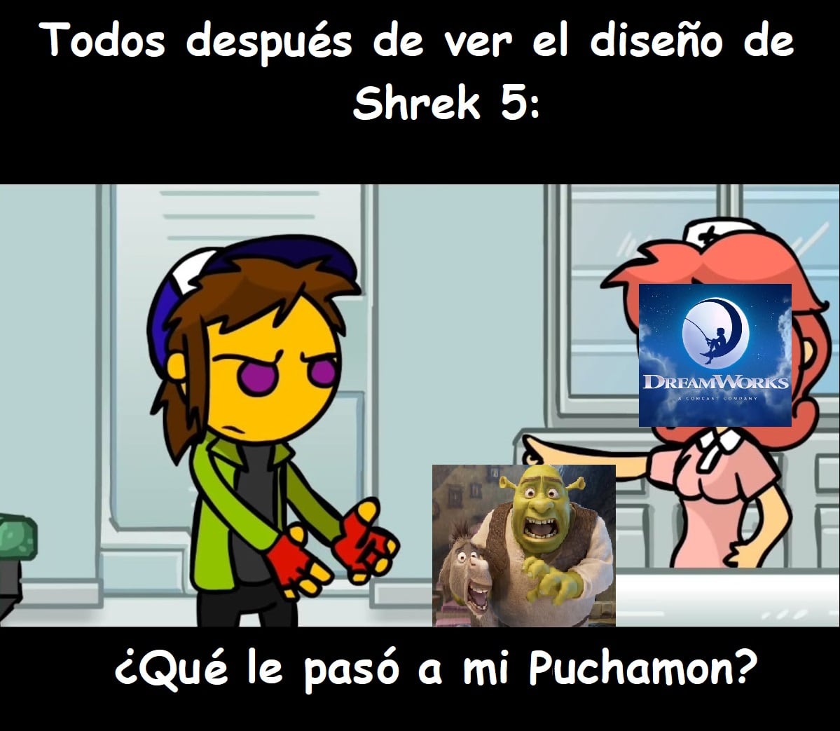 Usuarios comparan a Shrek 5 con Sonic Feo
