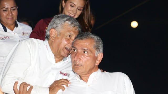 Adán Augusto López y AMLO