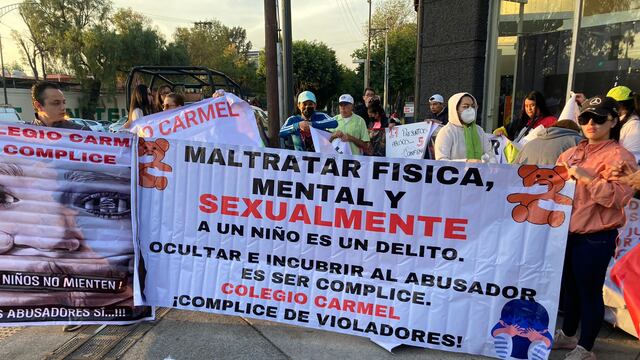 ¿Qué pasa en Cafetales y Calzada del Hueso? Padres de familia montan bloqueo por presunto abuso sexual en Colegio Carmel