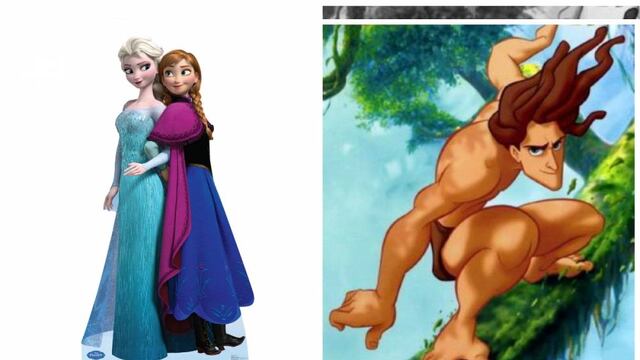 Anna y Elsa/Tarzan