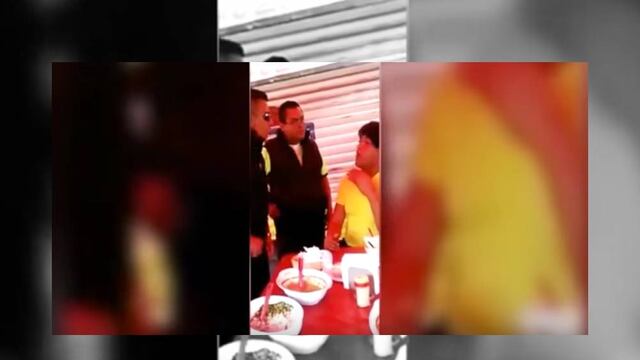 El hombre fue remitido por cargos de agresión a la autoridad.