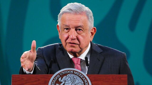 AMLO en su conferencia mañanera