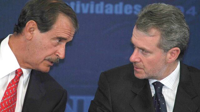 Santiago Creel y Vicente Fox