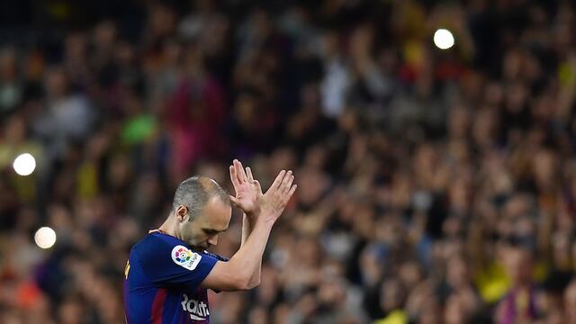 Iniesta jugó su último Clásico ante el Real Madrid