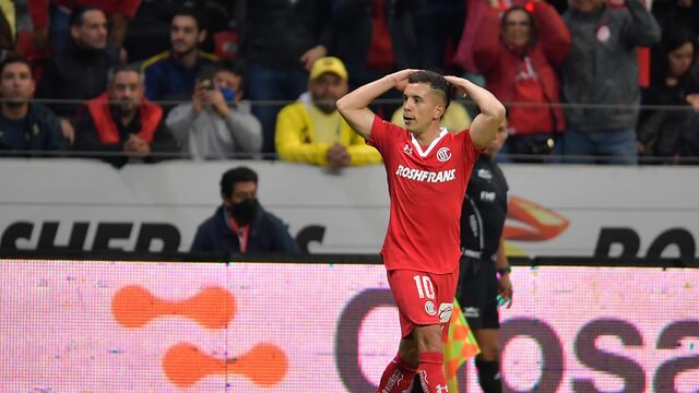 Leo Fernández con el Deportivo Toluca