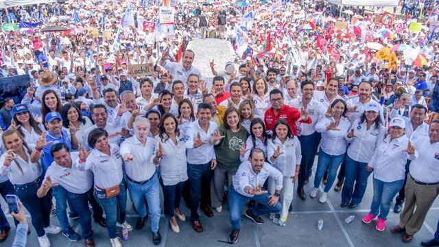 Mario Riestra inicia campaña con 25 mil simpatizantes y Xóchitl Gálvez