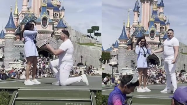 Pareja arruina propuesta de matrimonio