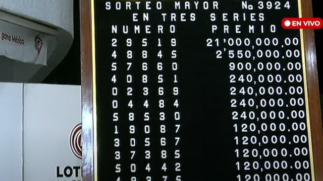 Resultados Sorteo Mayor 3924 de Lotería Nacional en vivo: Ganadores de hoy 2 de abril