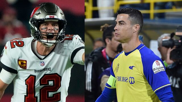 Tom Brady y Cristiano Ronaldo.
