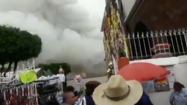 Explosión pirotecnia Los Reyes Coyoacán
