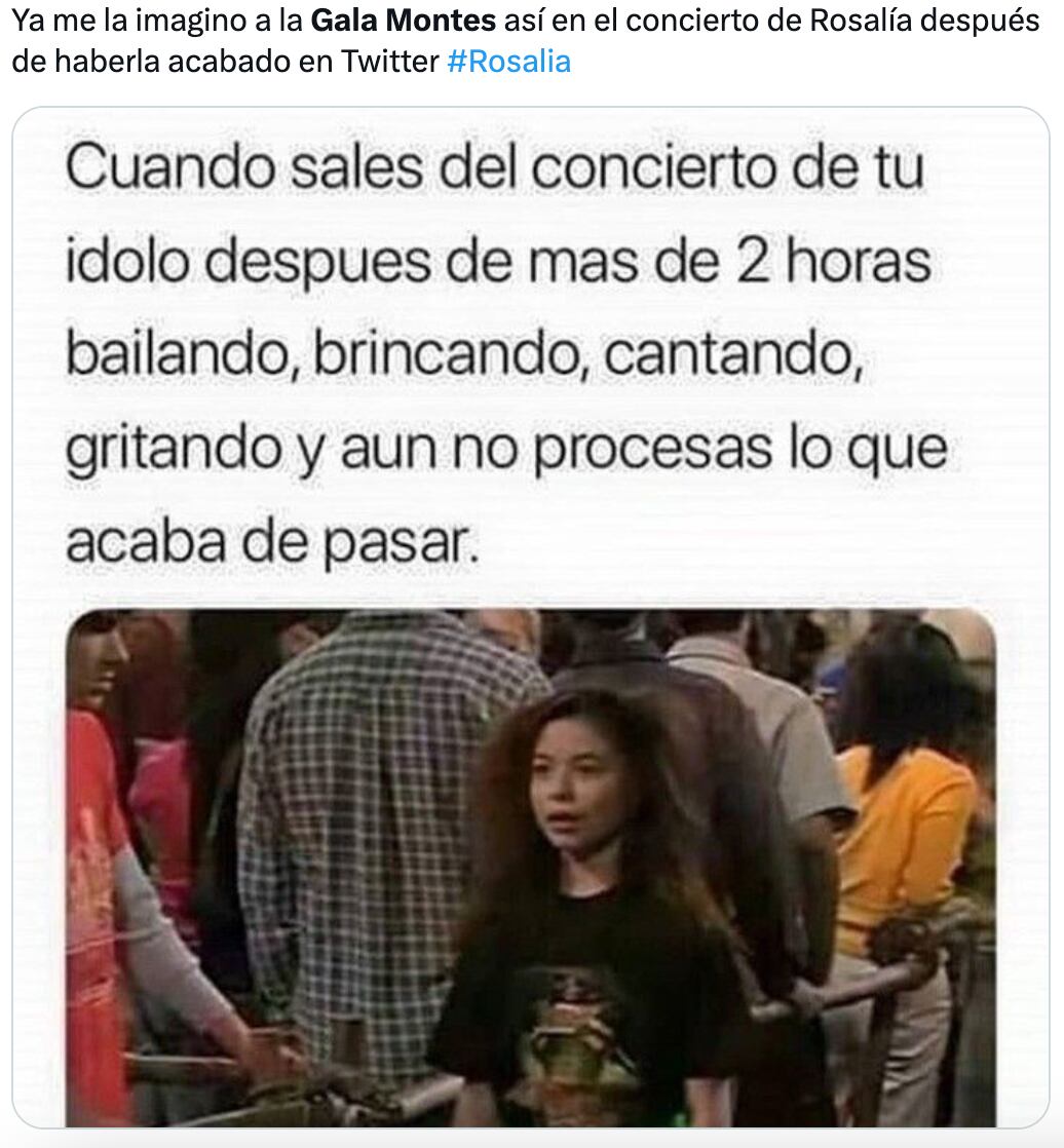 Gala Montes inspira memes por su "castigo" a Rosalía
