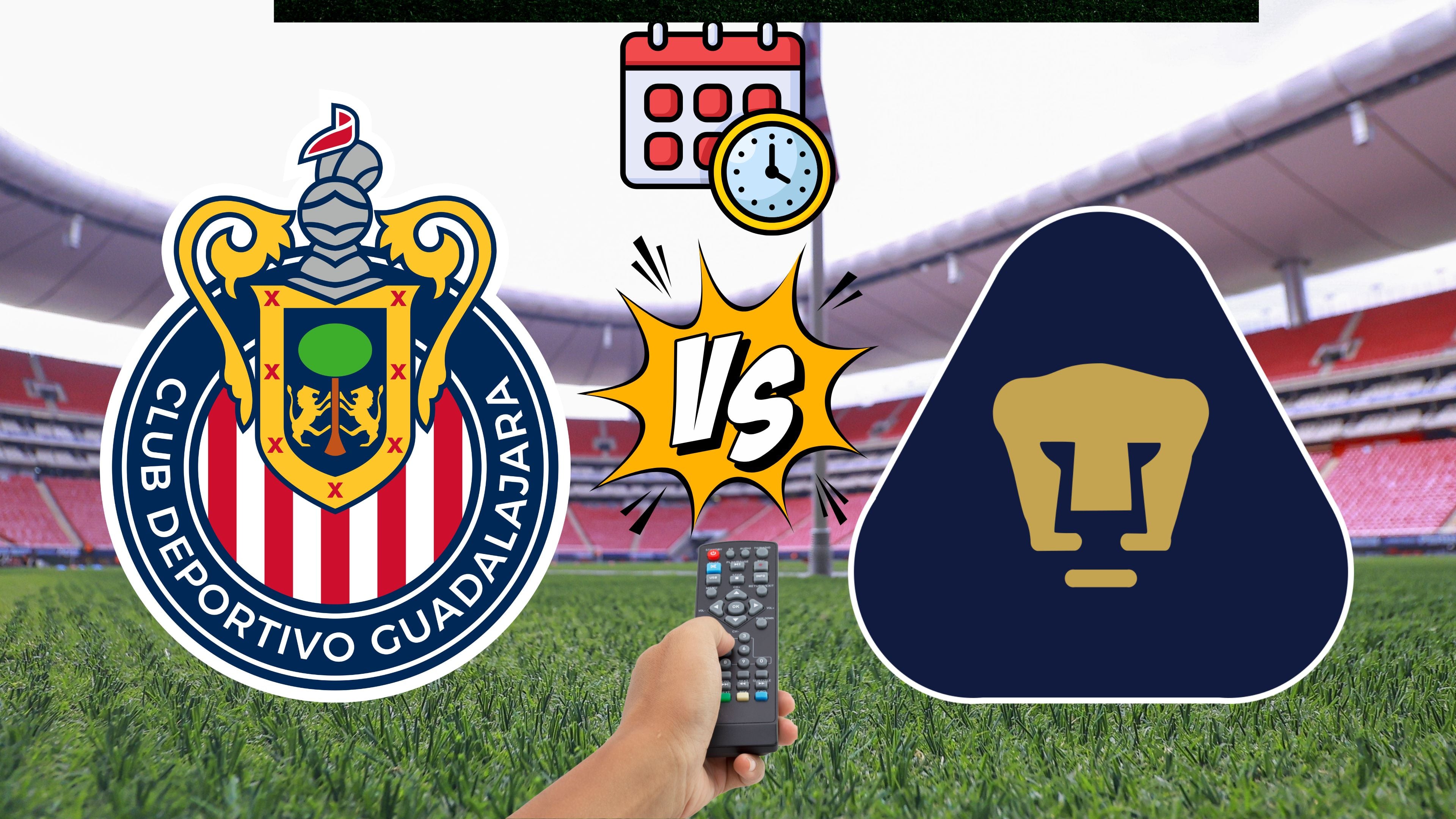 Chivas vs Pumas: Fecha, horario y canal para ver el partido de la Jornada 8 de la Liga MX