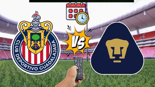 Chivas busca el liderato de la Liga MX ante Pumas