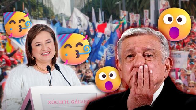 Xóchitl Gálvez y AMLO