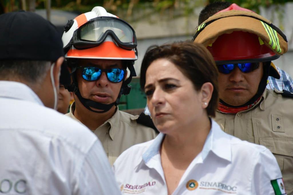 Titular de Protección Civil, Laura Velázquez Alzúa
