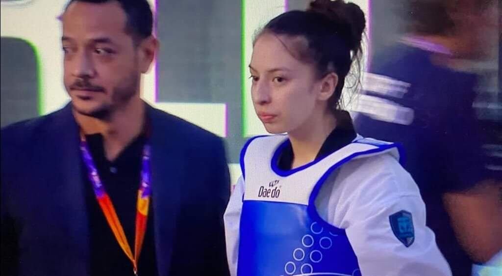 Daniela Souza participó en menos de 49 kilos.