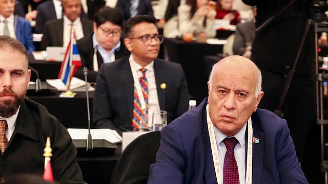 Jibril Rajoub, presidente de la Asociación Palestina de Fútbol.