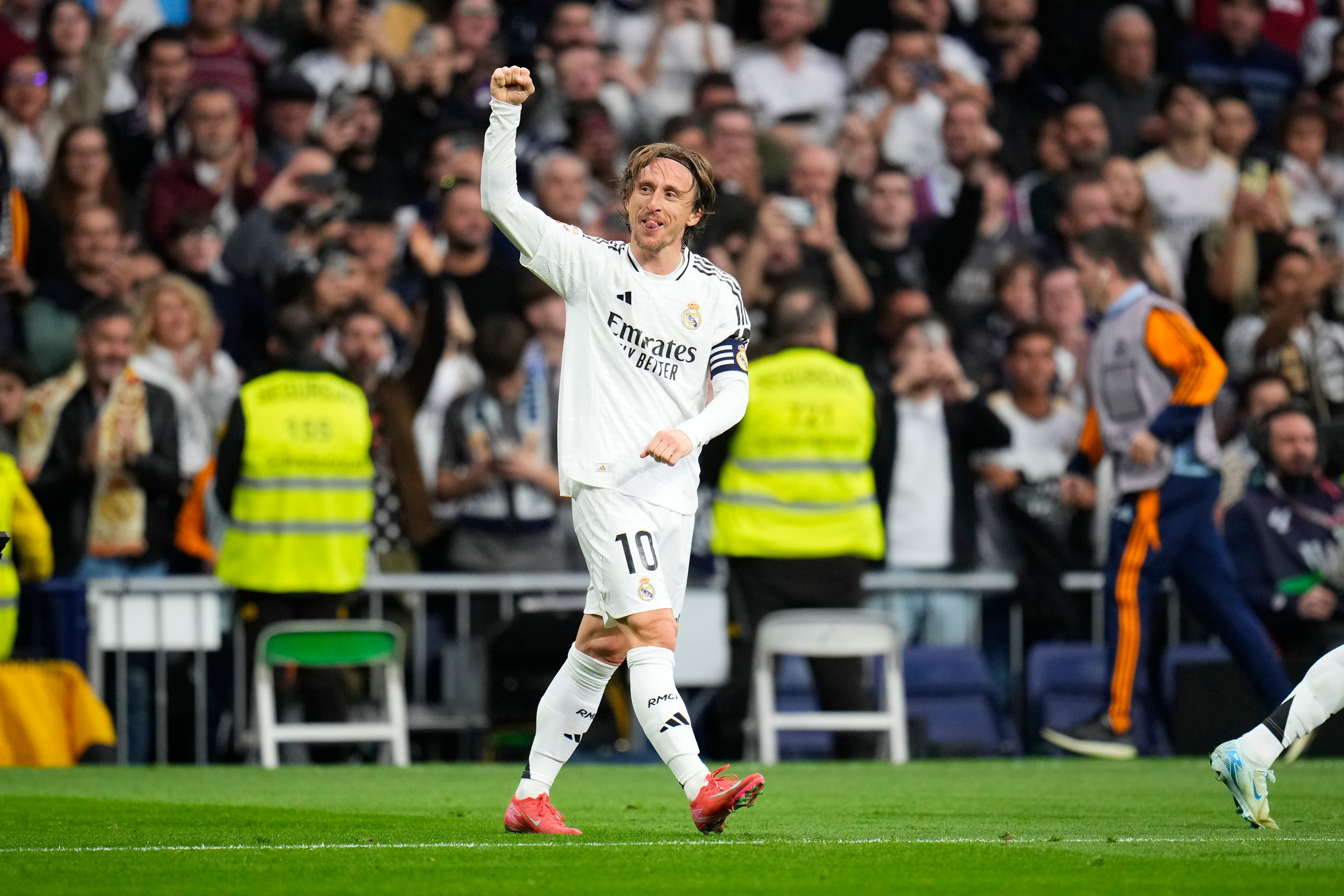 Luka Modric en el Real Madrid vs Girona.