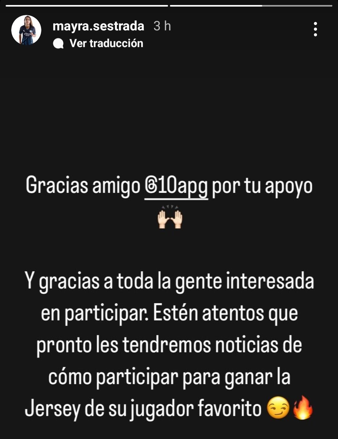 Agradecimiento a André-Pierre Gignac