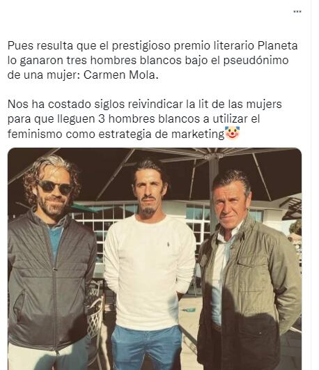 Autores ganan Premio Planeta con seudónimo de mujer.