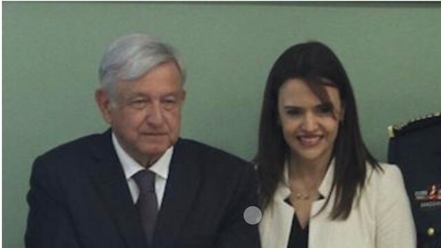 Presidente AMLO y precandidata Clara Luz