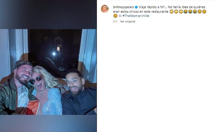 Britney Spears se burla de su curioso encuentro con Maluma y J Balvin.