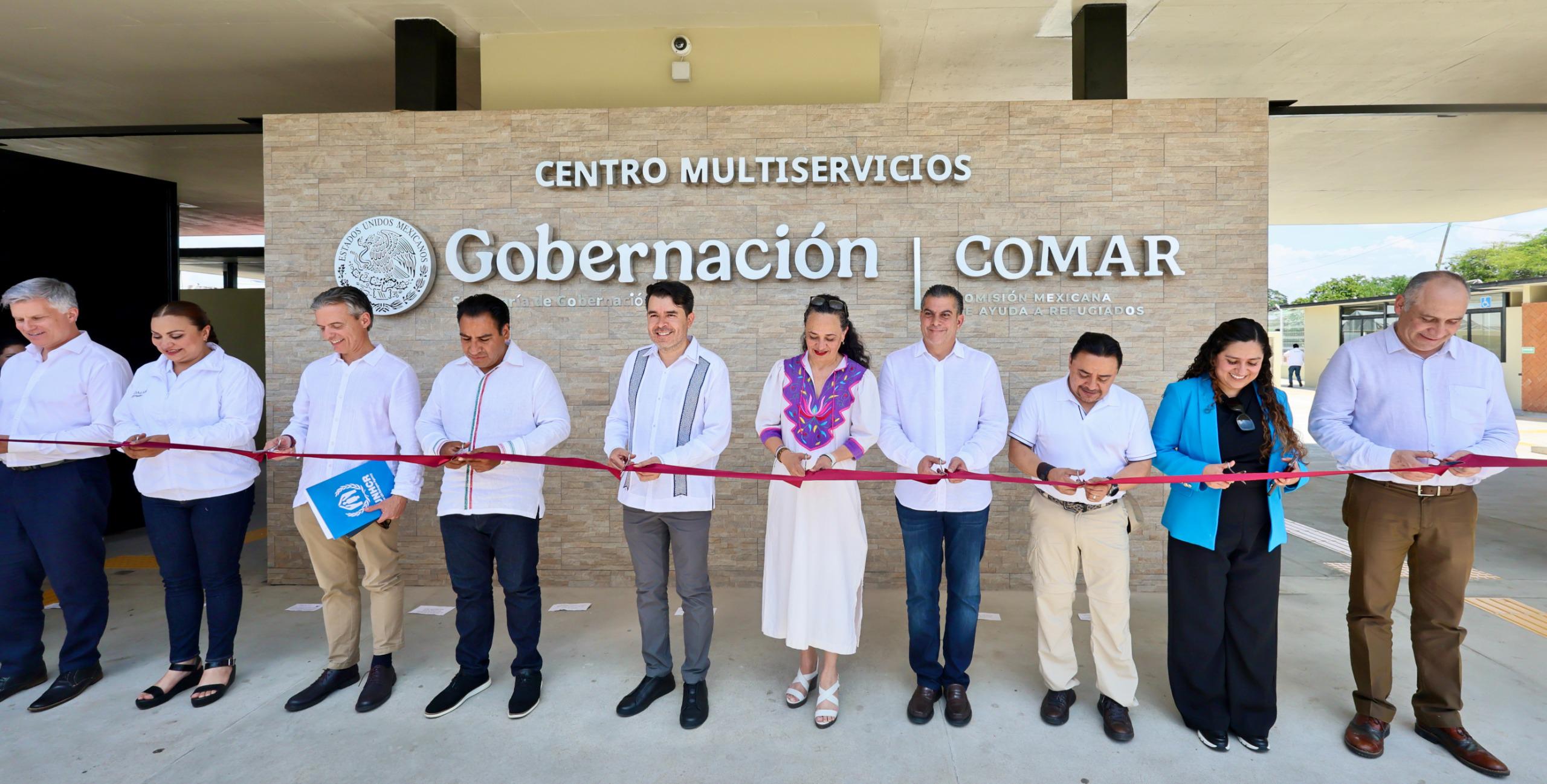 Tapachula inaugura Centro Multiservicios para atención integral de solicitantes de asilo