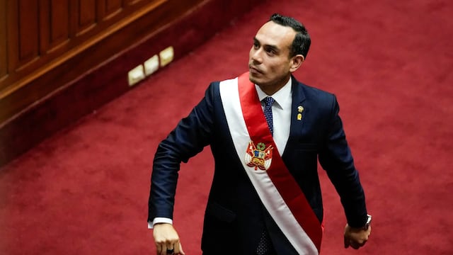 José Jerí, quien tomó posesión el pasado octubre como presidente interino de Perú, en sustitución de Dina Boluarte