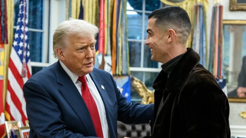 Donald Trump invita a Cristiano Ronaldo a ir a Estados Unidos