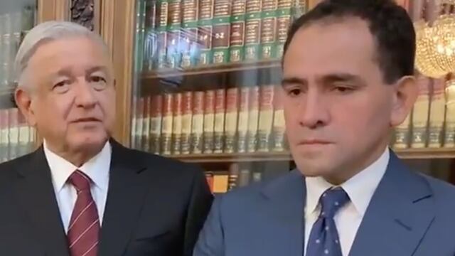 AMLO y Arturo Herrera