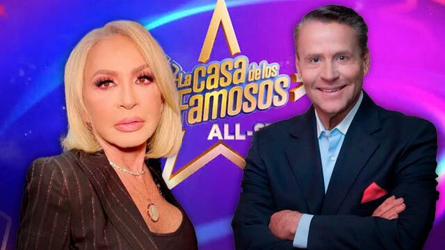 Laura Bozzo y Alfredo Adame en La Casa de los Famosos All Stars