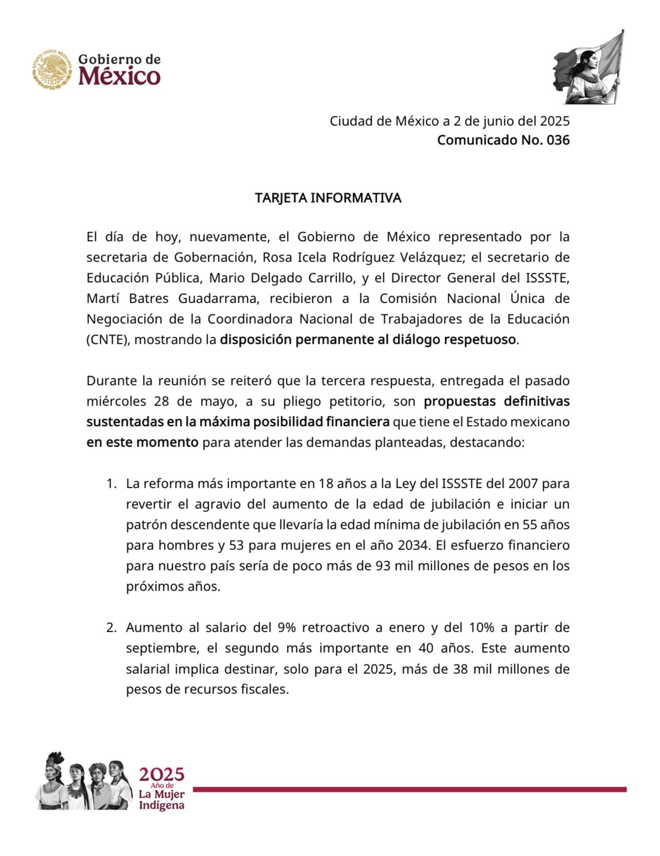 Plantón de la CNTE en el Zócalo CDMX hoy 2 de junio