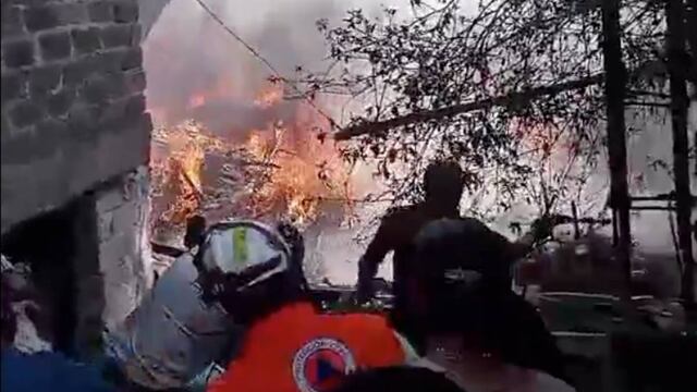 Incendio en Iztapalapa