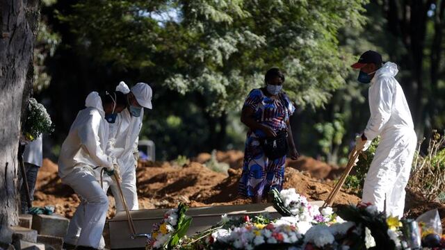 Entierro en Brasil