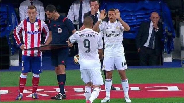 VIDEO: Chicharito debuta con el Real Madrid en el instante que Raúl Jiménez sale de la cancha