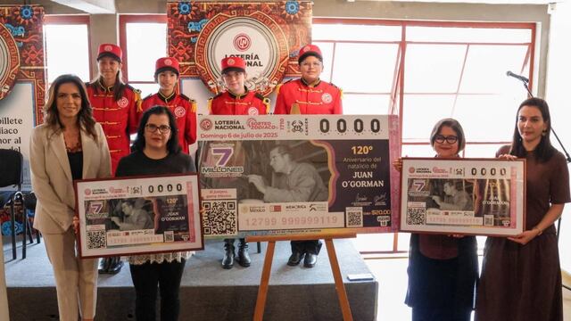 Lotería Nacional celebra 120 años del natalicio de Juan O’Gorman